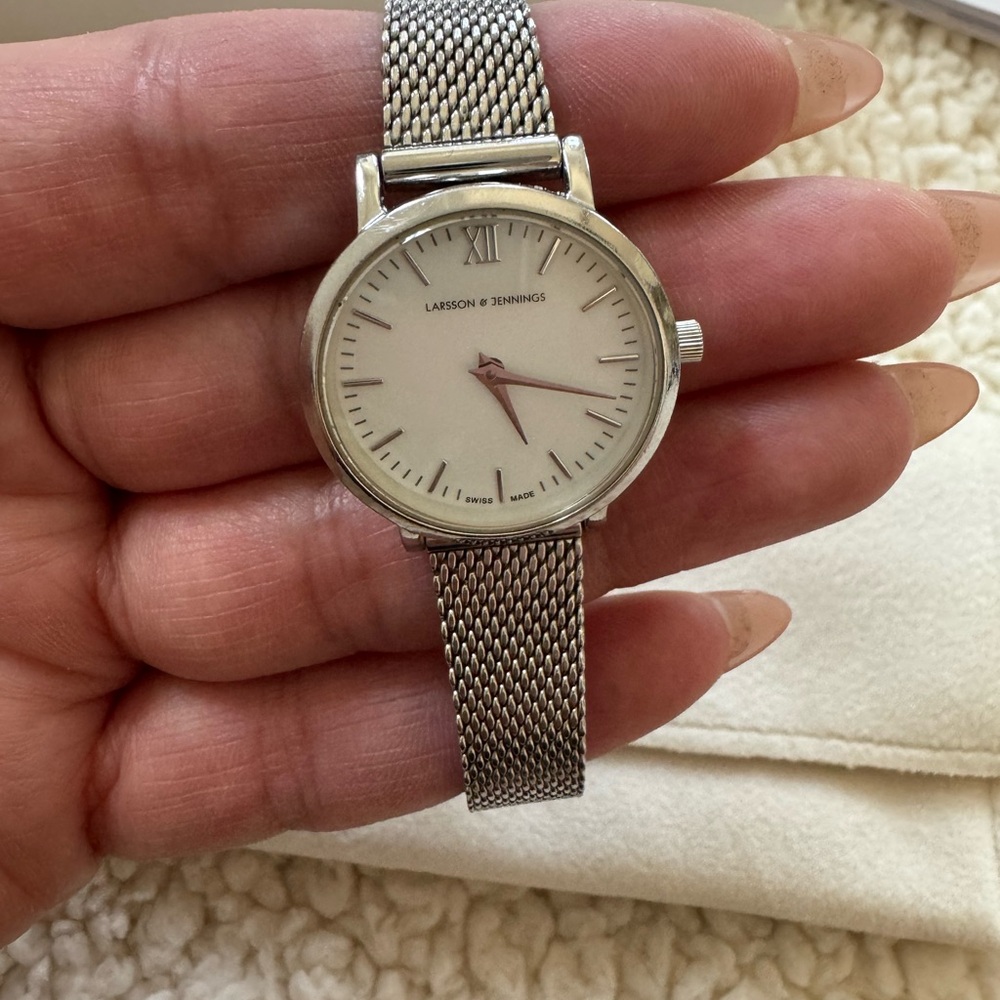 Larsson & Jennings Silver Mesh Watch